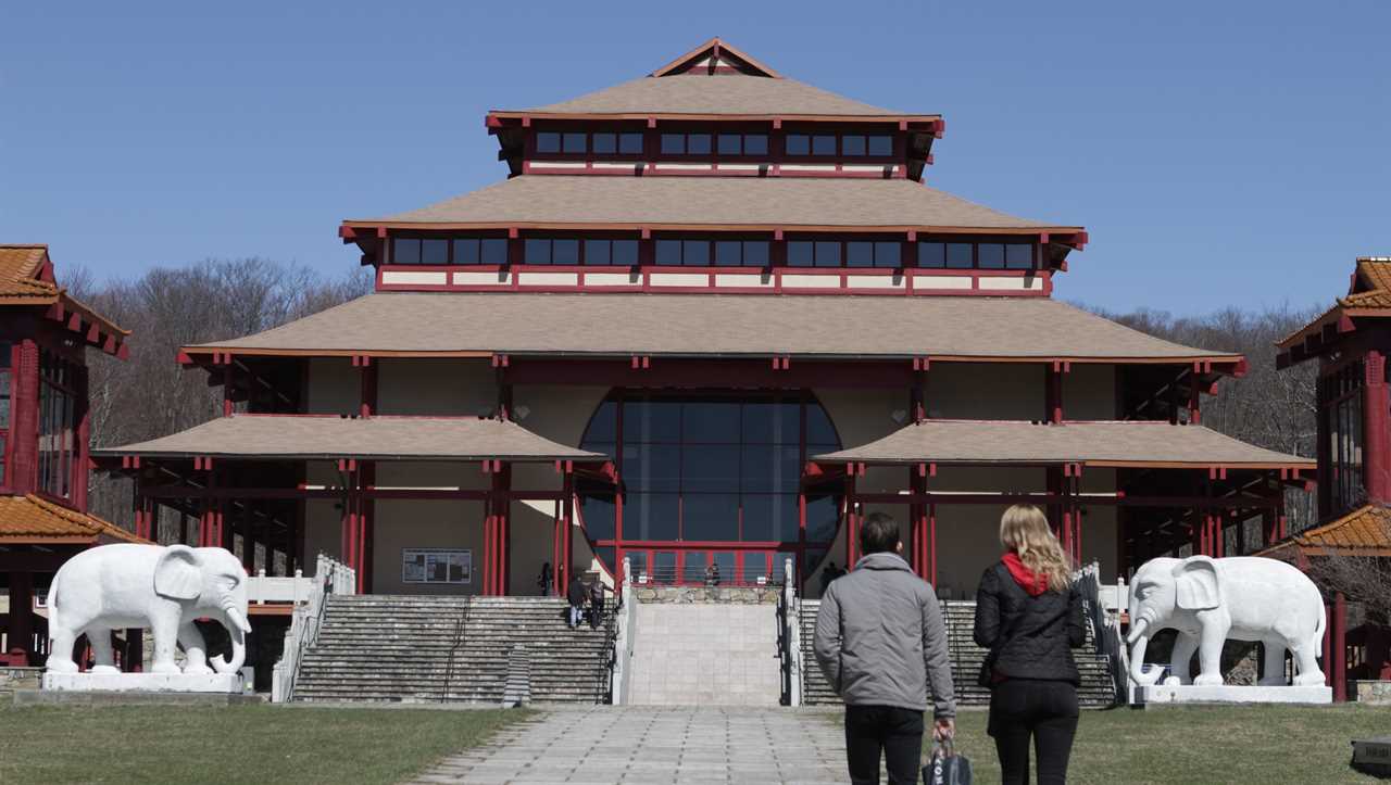 The Chuang Yen Monastery in Carmel, photographed April 9, 2017.