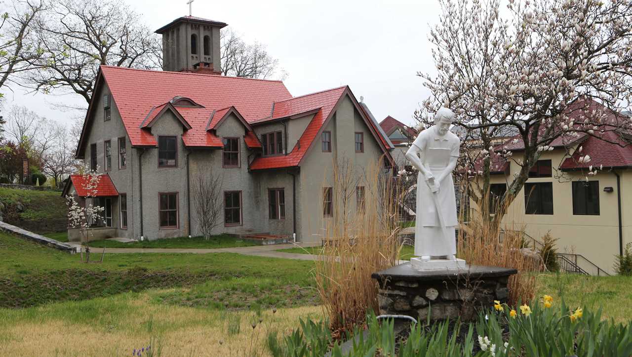 The historic St. Francis Chapel on the grounds of Graymoor in Garrison, April 25, 2017.