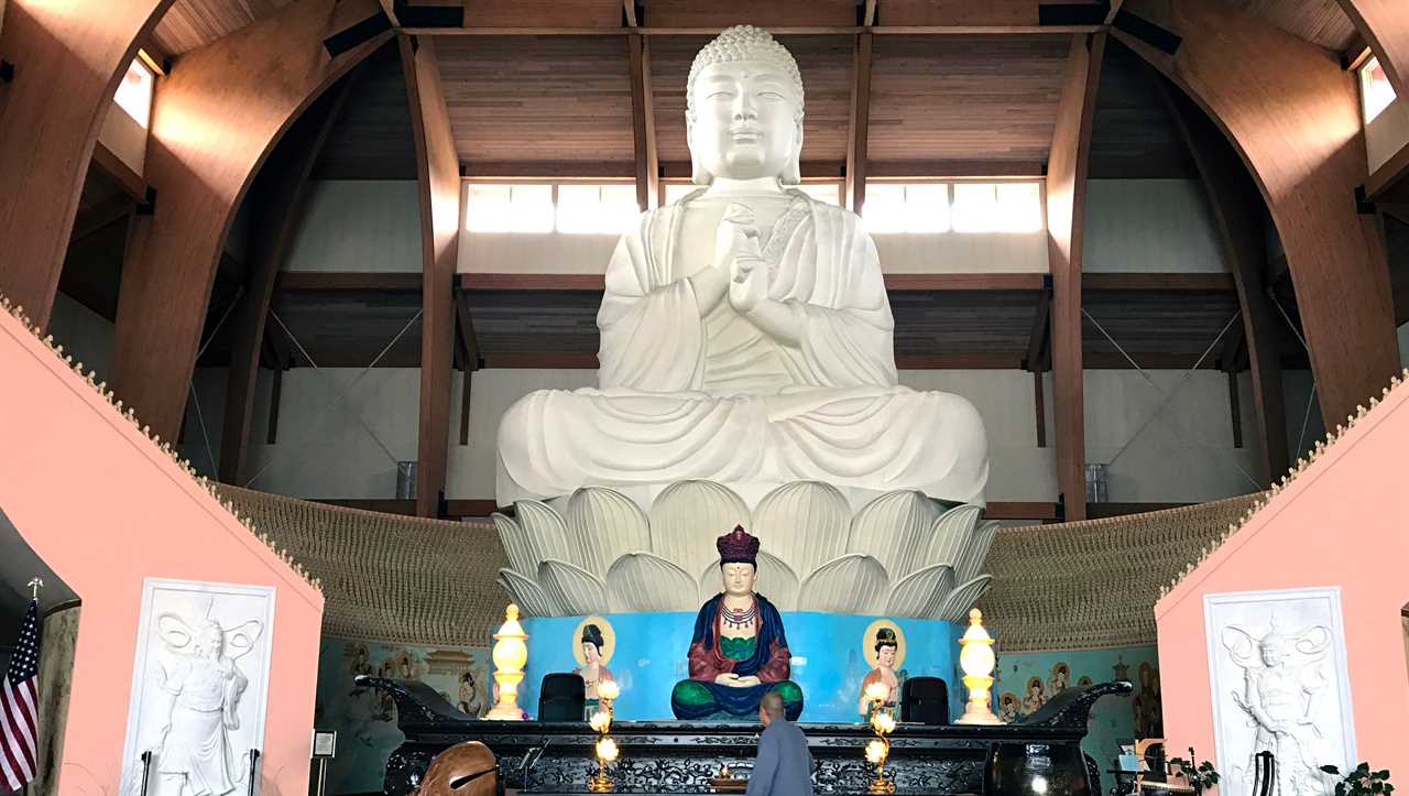 The Chuang Yen Monastery in Carmel, photographed April 30, 2017.