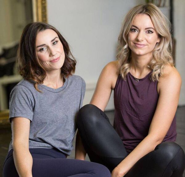 Lee Tracey and Annie Kirwan had to move their pilates and yoga business online after a successful first year.