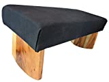 Meditation bench, acacia wood, (black)
