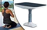 Meditation Bench, Seiza Bench, Adjustable, Portable, Lightweight and Durable - White