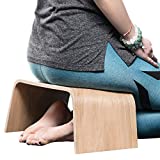 Valiai Strong wooden meditation bench, also used for tea ceremonies, seiza, yoga, prayer and healthier sitting