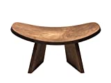 BLUECONY Easy Posture travel meditation bench, ergonomic kneeling wooden Seiza - dark walnut, standard height (7 'or 18cm)