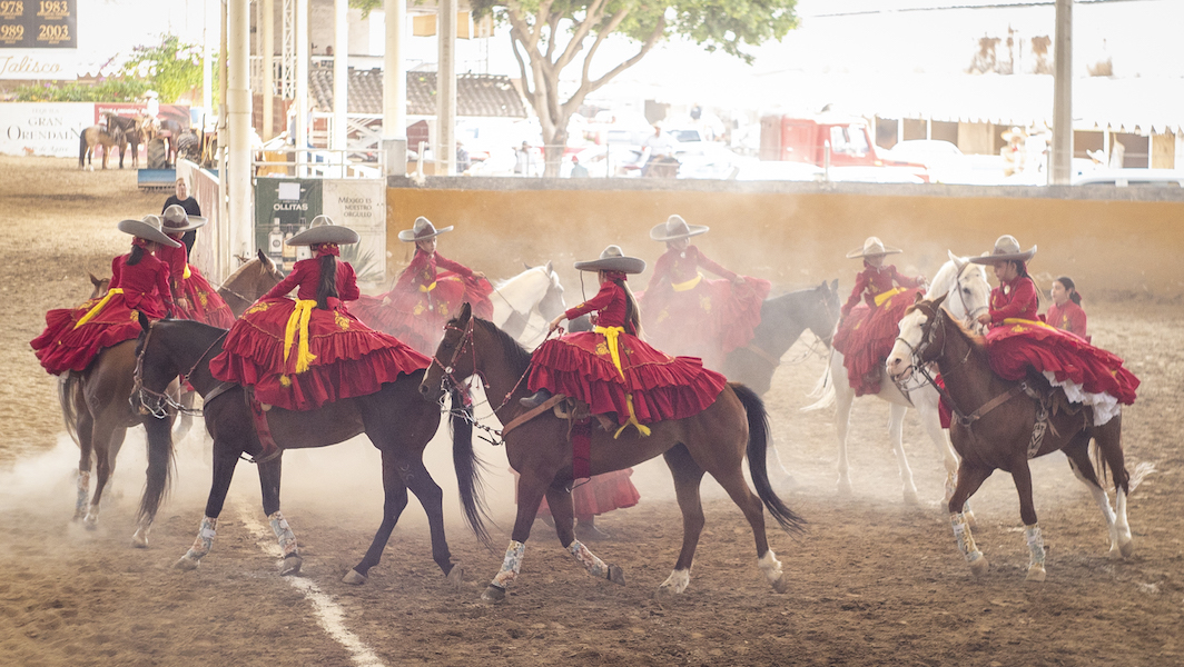 Escaramuza dances are highly choreographed and demand the utmost skill and attention from riders.