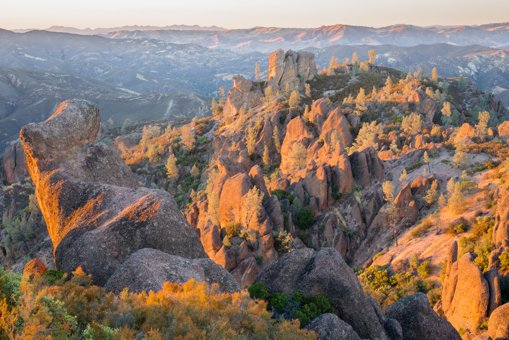 Rock climbing is a popular activity in Pinnacles National Park.