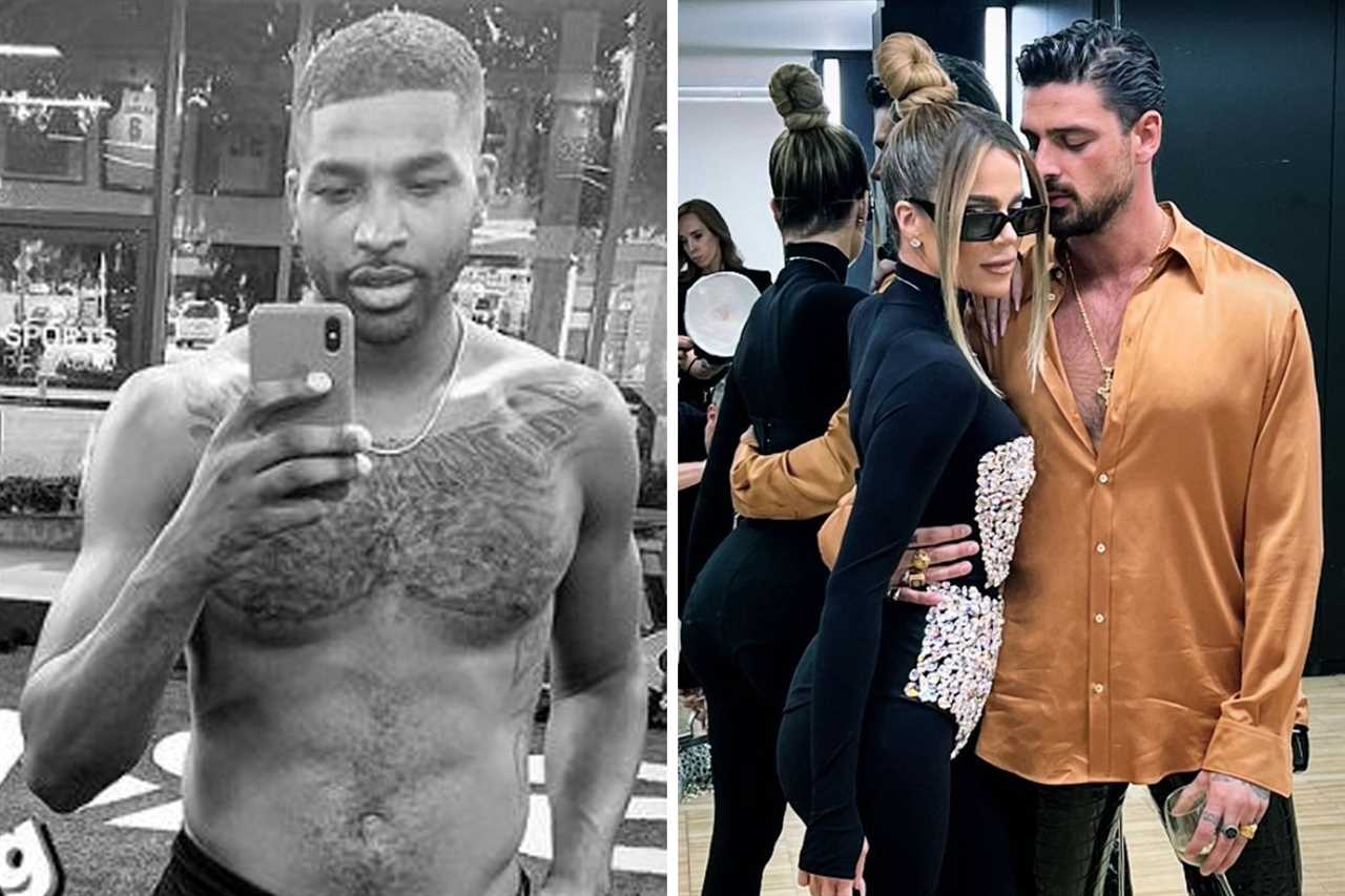 Khloe's ex Tristan shares 'thirst trap' after TV star's PDA with Italian actor